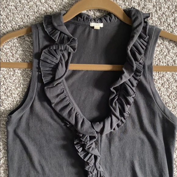 J. Crew Ruffled Tank XS - Picture 2 of 5